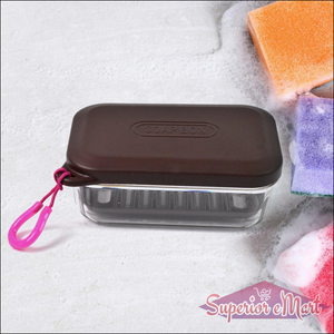 Travel Soap Box with Lid 1 Pc - Superior eMart