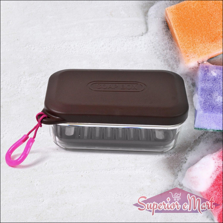 Travel Soap Box with Lid 1 Pc - Superior eMart