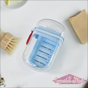 Travel Soap Case with Lock - Durable & Leakproof - Superior eMart