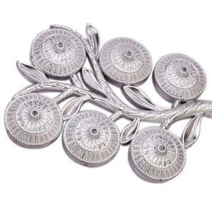 Elegant tree shape serving tray with detailed floral design, perfect for special occasions