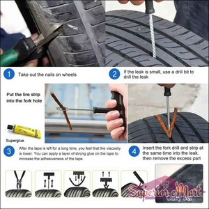Tyre Puncture Repair Kit - Superior eMart