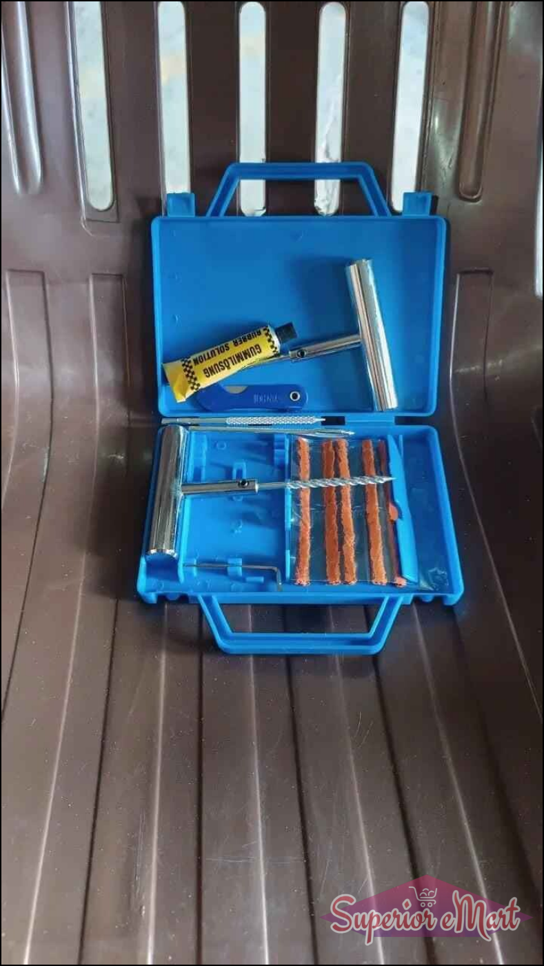 Tyre Repairing Tool Set - 13 Pcs Kit - Superior eMart