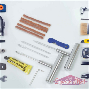 Tyre Repairing Tool Set - 13 Pcs Kit - Superior eMart
