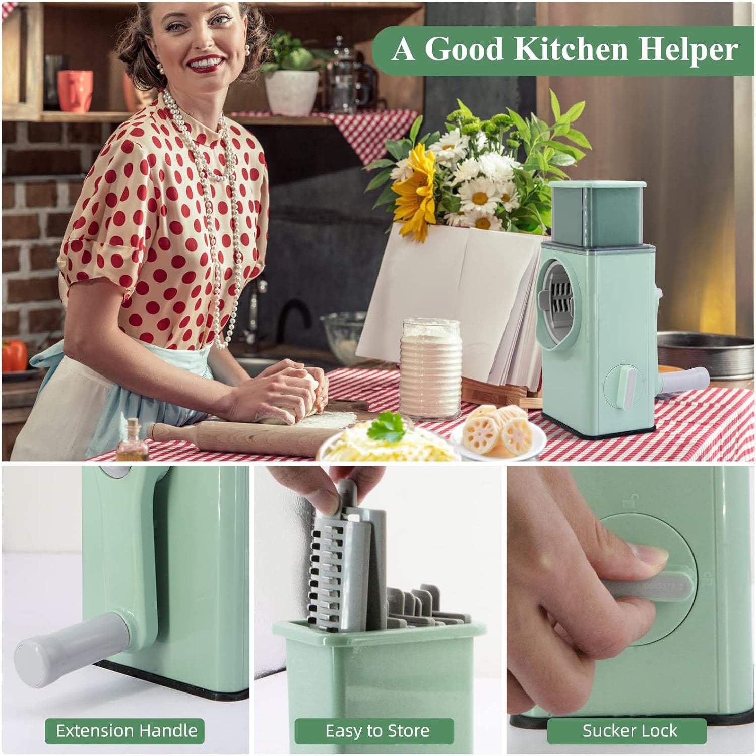 Vegetable Chopper Veg Chopper And Dicer With 6 Blades