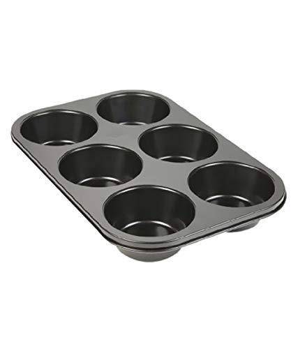 2210 Non-stick Reusable Cupcake Baking Slot Tray For 6 Muffin Cup - Superior eMart