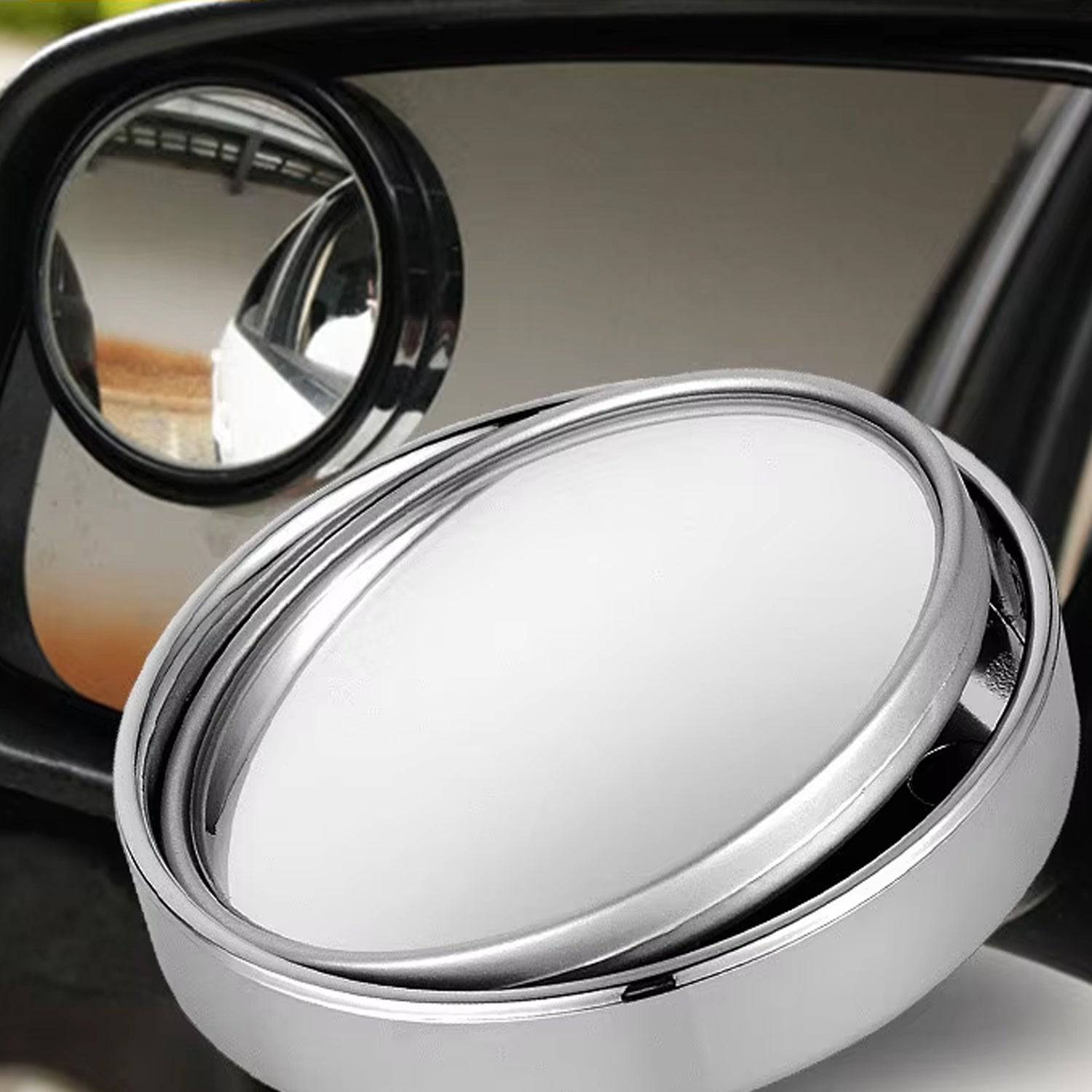 Car Blind Spot Side Mirror Round Hd Glass Blindspot Mirror (1 Pc) - Superior eMart