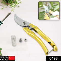 Gardening Tools - Garden Shears Pruners Scissor (1 Pc) - 0498_steel_garden_cutter_1pc