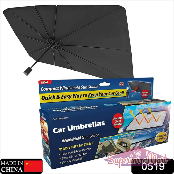 Umbrella Car Sun Shade for Windshield - Superior eMart
