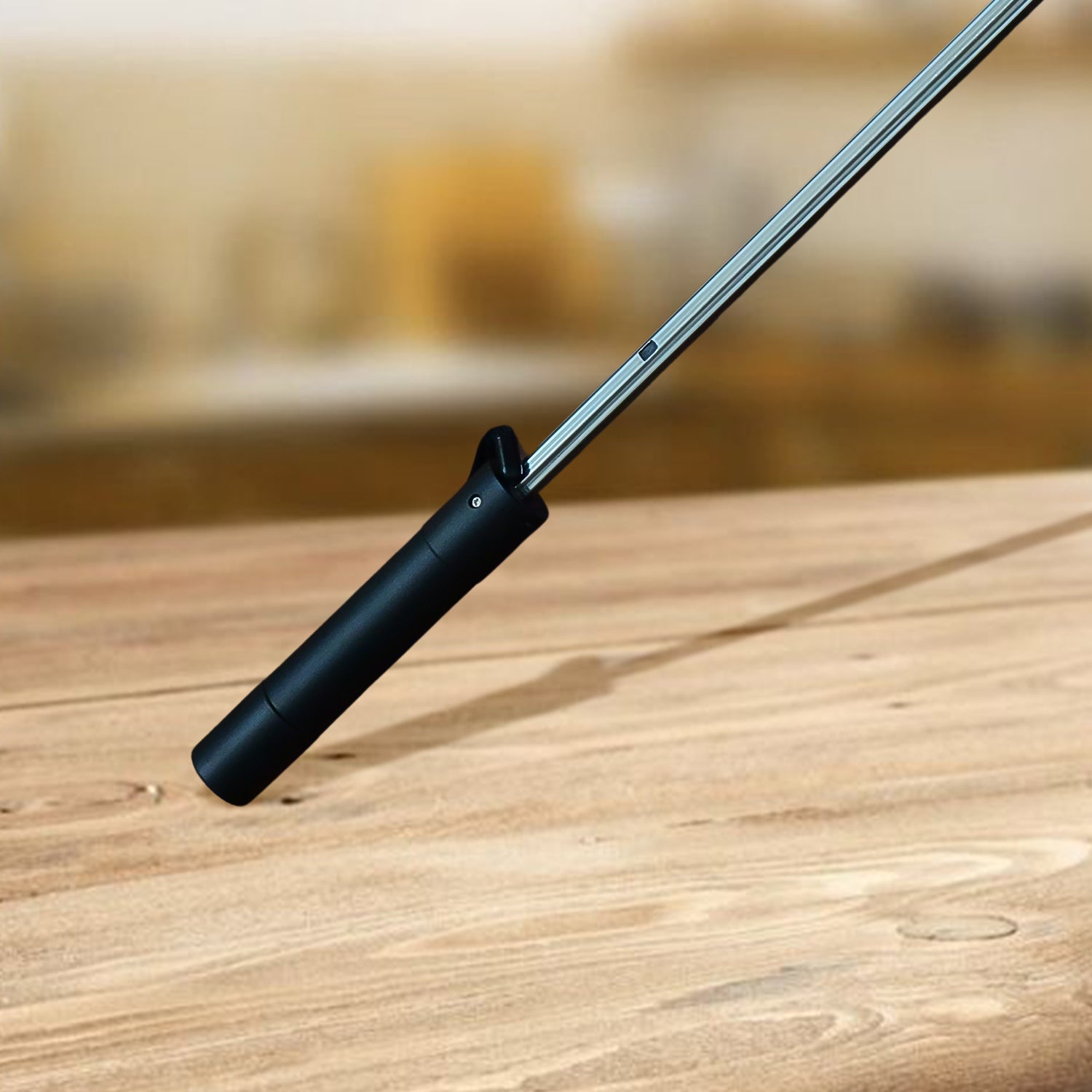 Stylish umbrella with built-in fan designed for comfort on sunny days and outdoor events
