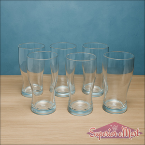 Unbreakable Glass Pitcher Set 6 Pcs 350ml - Superior eMart