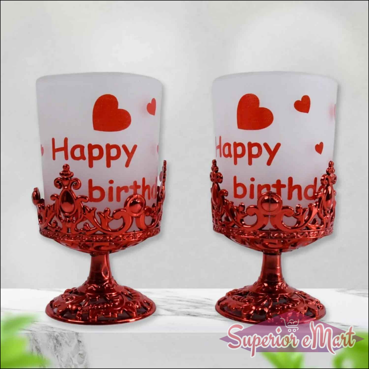 Unique Candle Holder 2 pc