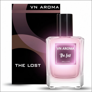 VN Aroma The Lost unisex luxury perfume long lasting in sleek glass bottle with modern design