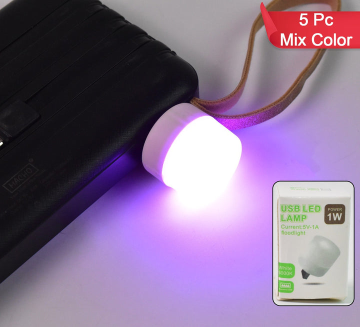 Compact USB LED lamp for laptop in multiple colors, designed for portability and convenience