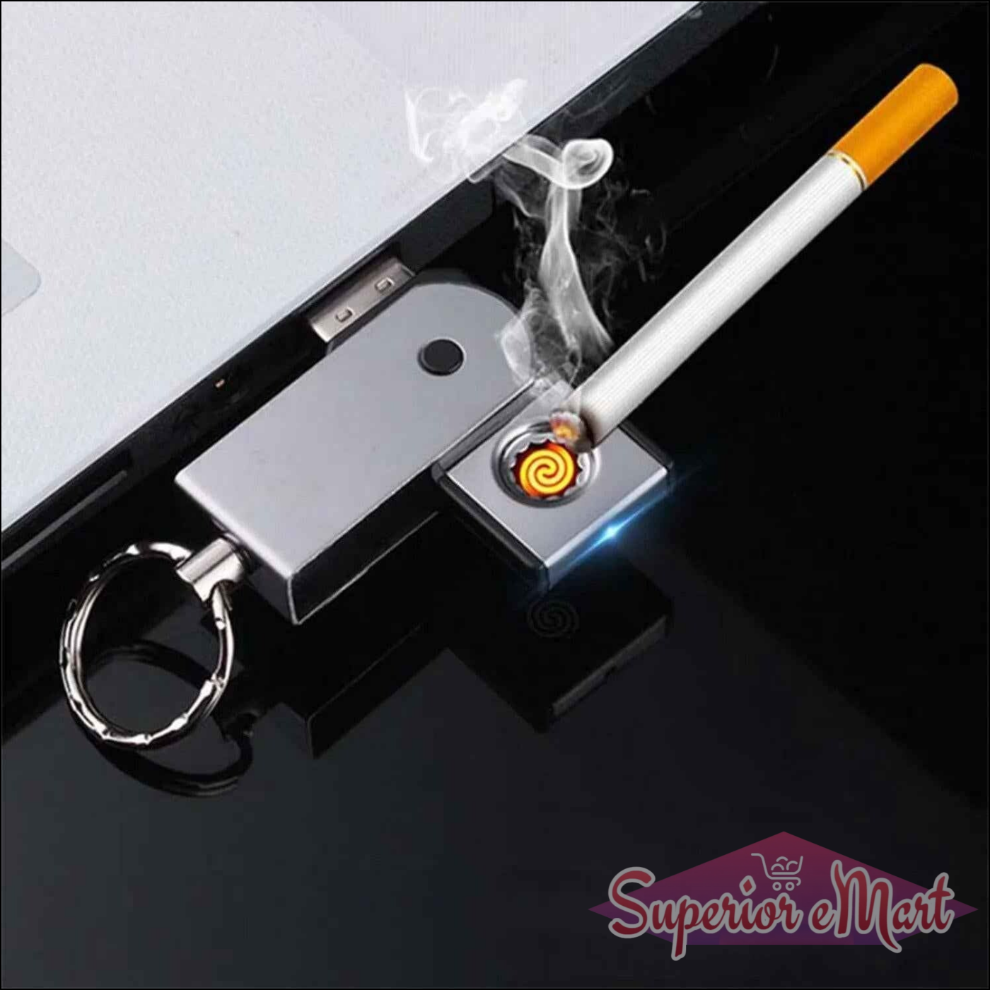 USB Mini Portable Lighter Keychain - Superior eMart