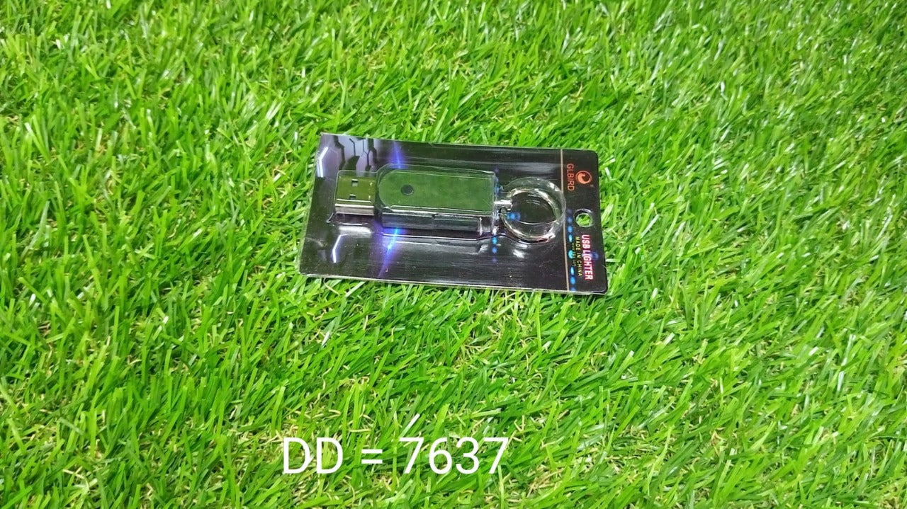 USB mini portable lighter in a sleek design with keychain attachment for convenience
