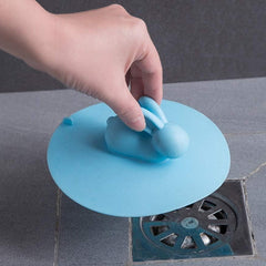 Drain Cover, Water Stopper, Tank Stopper, Rabbit Silicone, Odor Resistant, Drain - 0826_silicone_drain_cover_1pc