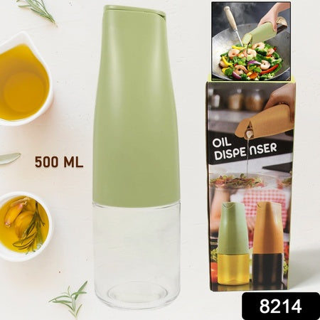 500ml cooking oil dispenser features an automatic open lid, making it convenient for kitchen use