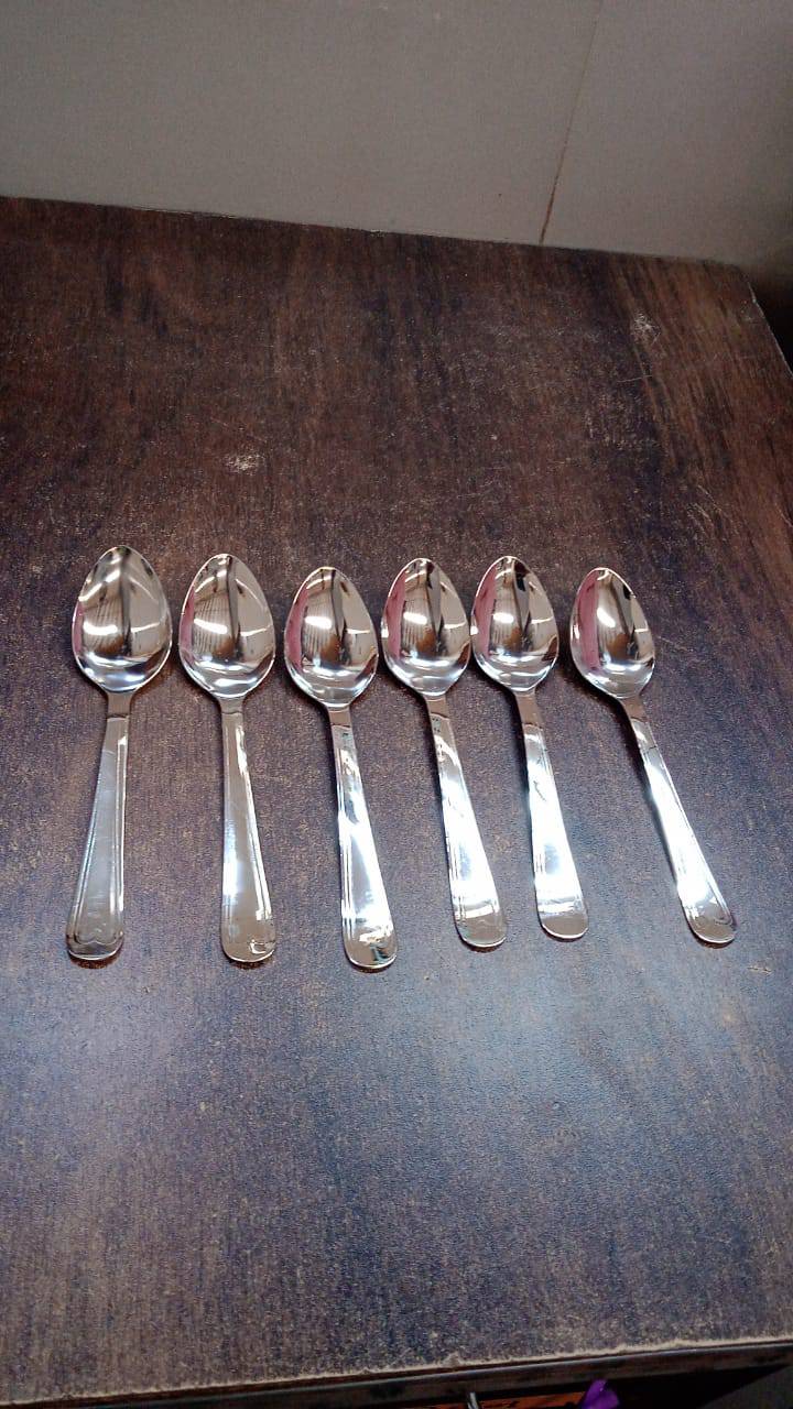 Big Dinner Spoons 6 Pieces Stainless Steel Table Spoon - Superior eMart