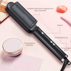 Hair Straightener Used While Massaging Hair Scalps And Head - Superior eMart