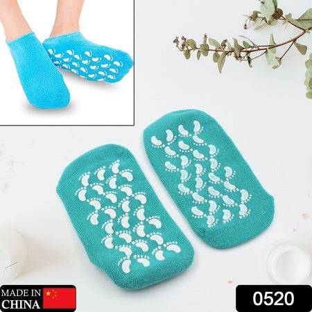 0520 Gel Socks Soft Socks For Repairing And Softening Dry Cracked Feet Skins Comfortable Socks (1 Pair) - Superior eMart