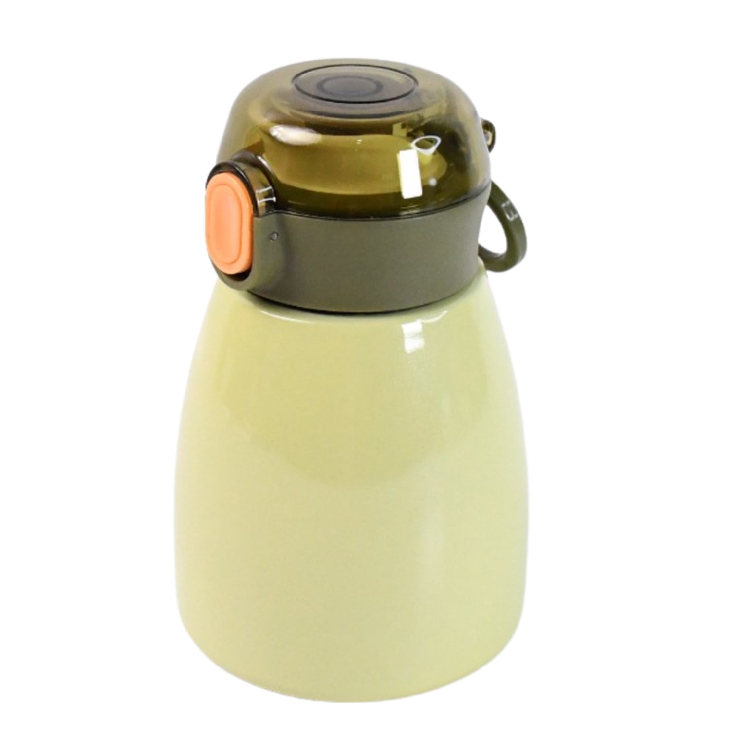 Superior eMart vacuum insulation flask bottle in green with a secure lid for hot and cold beverages
