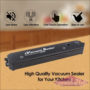 Vacuum Sealer Machine With 10 Pcs Bag (1 Set) - Superior eMart