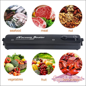 Vacuum Sealer Machine With 10 Pcs Bag (1 Set) - Superior eMart
