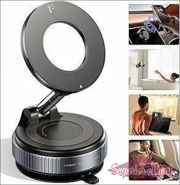 Vacuum Suction Magnetic Mobile Phone Holder - Superior eMart