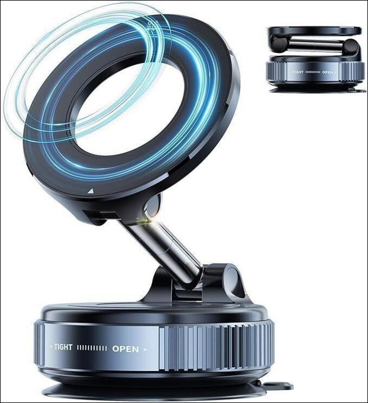 Vacuum Suction Magnetic Mobile Phone Holder - Superior eMart