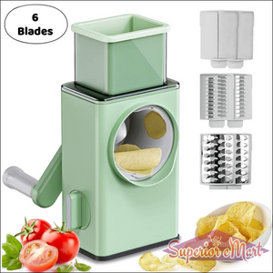 Vegetable Chopper Veg Chopper And Dicer With 6 Blades - Superior eMart