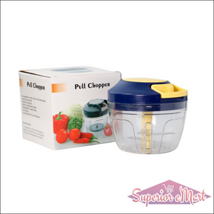 Vegetable Chopper with 4 Blades, 650ml - Superior eMart