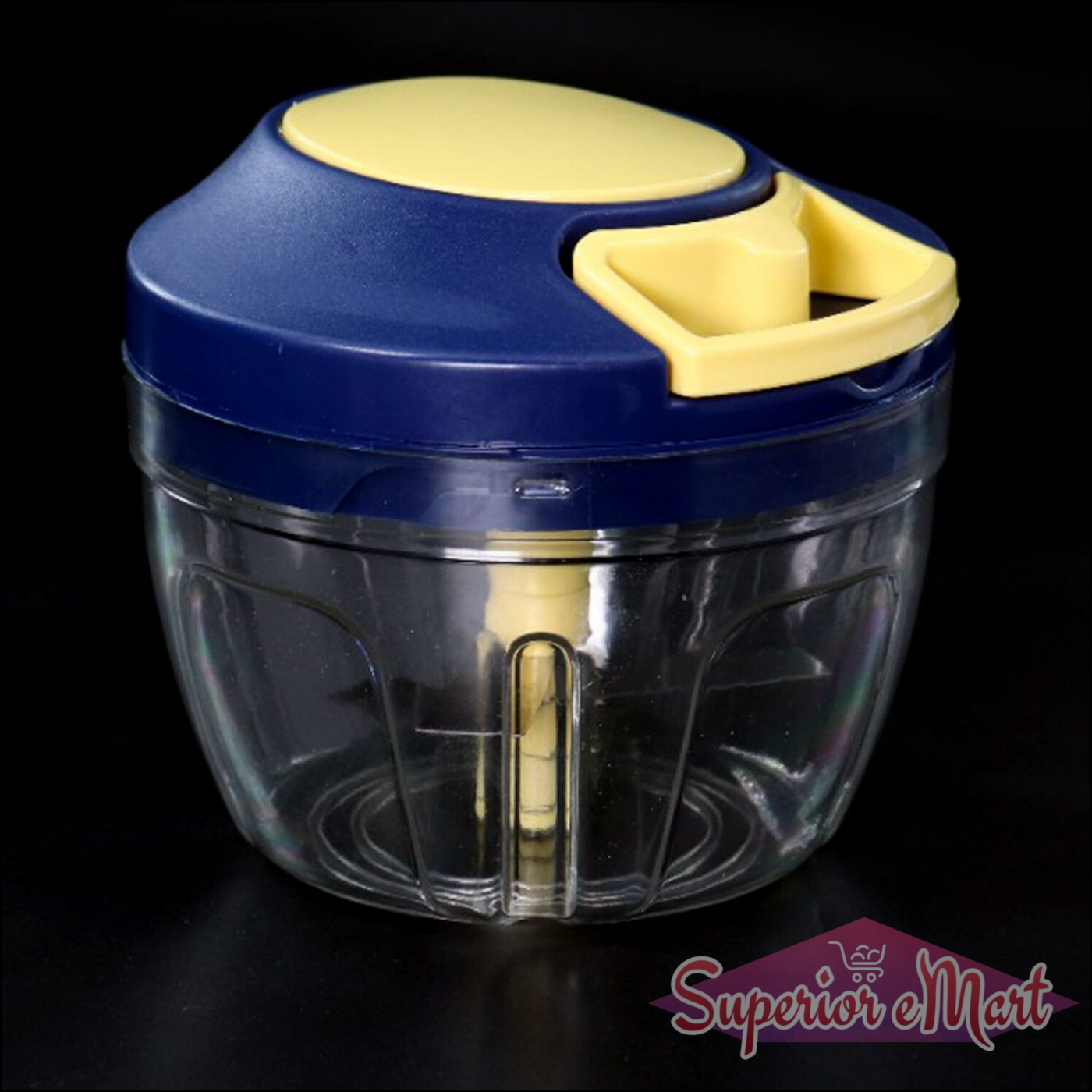 Vegetable Chopper with 4 Blades, 650ml - Superior eMart