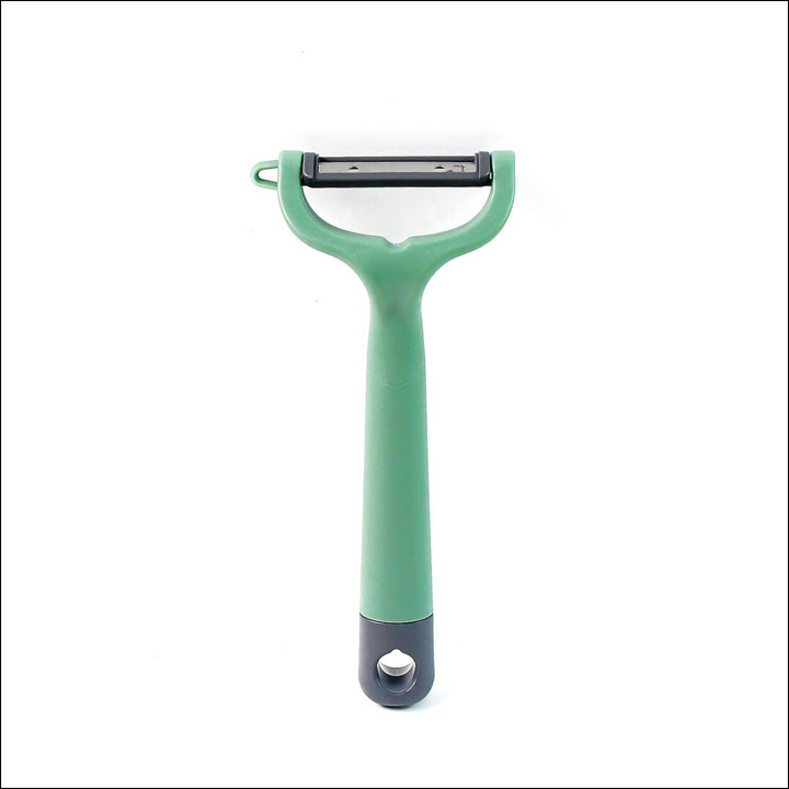 Superior eMart vegetable fruit peeler with ergonomic green handle for easy peeling