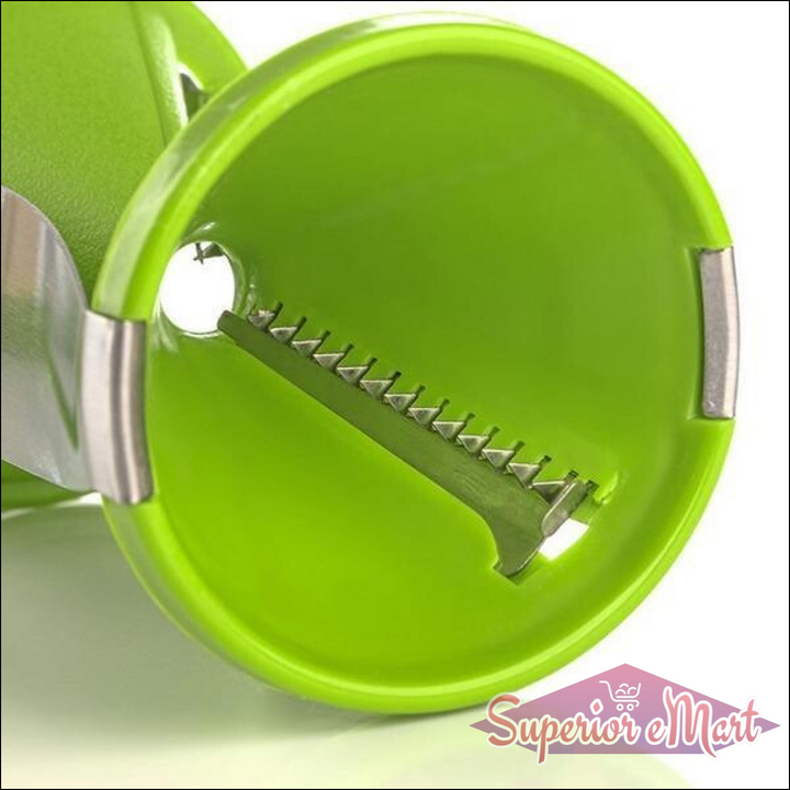Superior eMart vegetable spiralizer slicer in green for creating healthy vegetable noodles