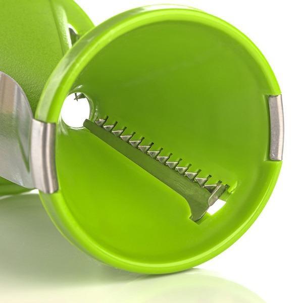 Superior eMart vegetable spiralizer slicer in green for creating healthy vegetable noodles