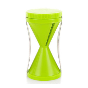 Green vegetable spiralizer slicer for creating healthy vegetable noodles and spirals
