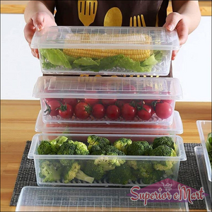 Vegetables | Fruits Freezer Storage Container ( 6pc 1500ml ) - Superior eMart