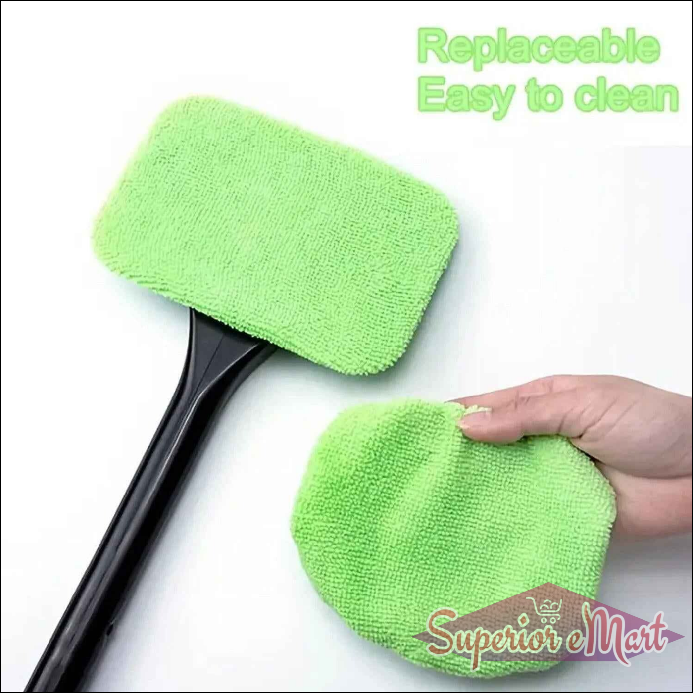 Vehicle Glass Cleaner Microfiber - Superior eMart