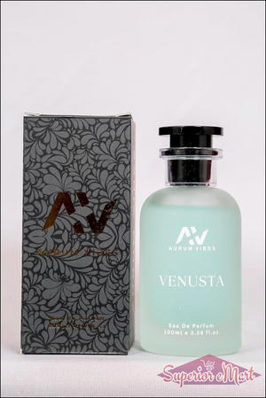 Venusta male perfume 100ml in elegant glass bottle with stylish packaging from Superior eMart