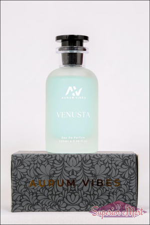 Venusta male perfume 100ml in a glass bottle with a sleek design and elegant packaging