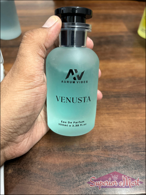 Venusta male perfume 100ml in a sleek bottle with a modern design for a refreshing scent