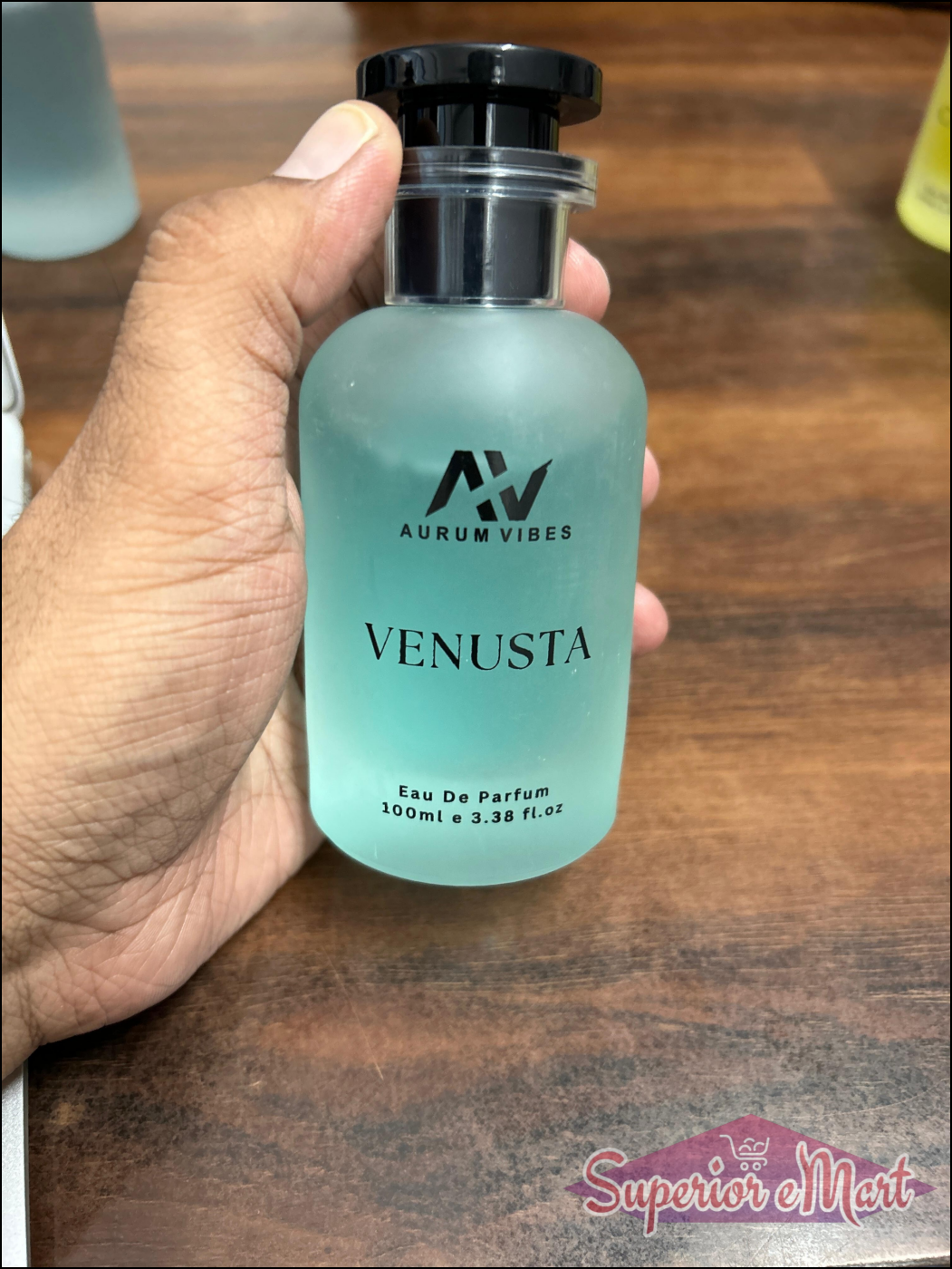 Venusta male perfume 100ml in a sleek bottle with a modern design for a refreshing scent