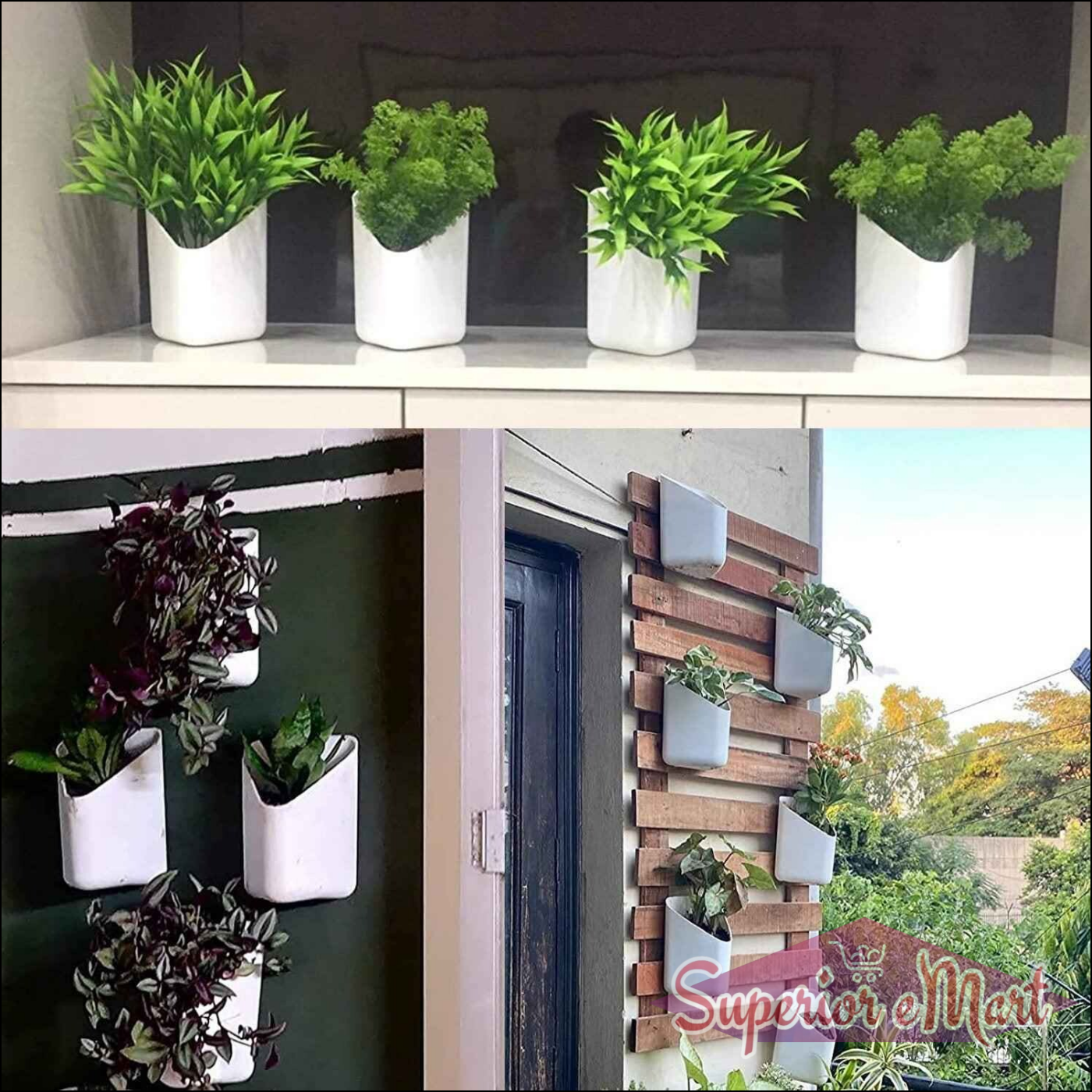 Vertical Wall Hanging Planters - Multicolor - Superior eMart