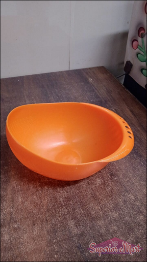 Virgin Rice Bowl Durable Plastic Strainer, Water Strainer | Vegetable & Fruits Washing Bowl - Superior eMart