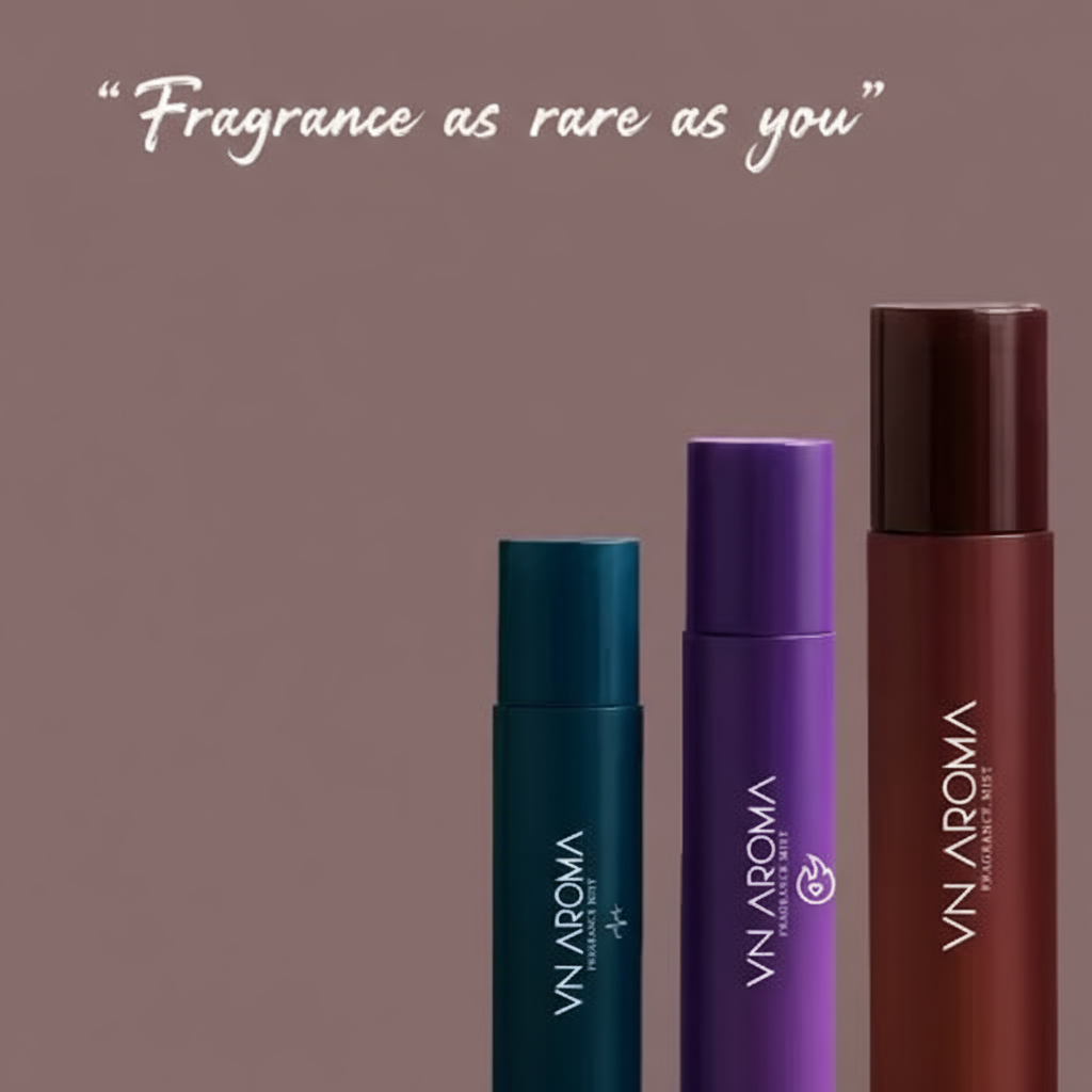 Beat Love Passion body spray set featuring three elegant bottles in unique colors for a refreshing fragrance experience