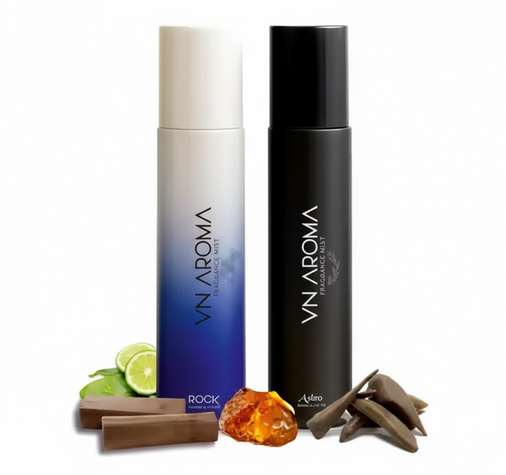 VN Aroma Long Lasting Deodorant Combo Pack with Fresh Lime and Rich Amber Scents