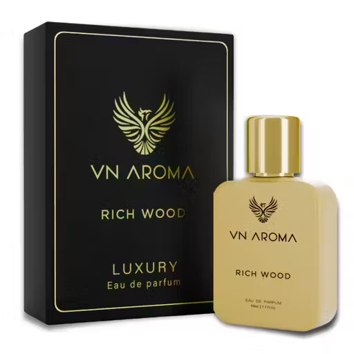 VN Aroma Rich Wood Unisex Perfume in Elegant Bottle with Luxury Packaging for Timeless Scent