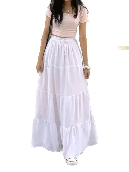 New Trendy White Stylish Graceful Designer Skirts For Beautiful Women