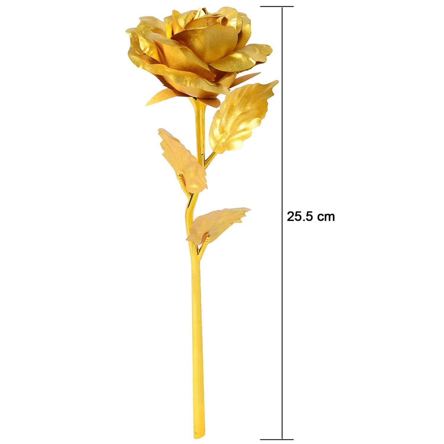 0879 B Golden Rose Used In All Kinds Of Places Like Household Offices Cafes Etc. For Decorating And To Look Good Purposes And All. - Superior eMart