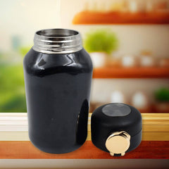 Steel Bottle Push Button Temperature Display Bottle (420 Ml) - Superior eMart